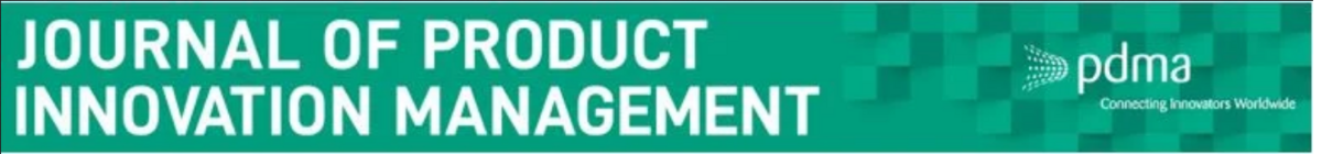 Neue Publikation im Journal of Product Innovation Management